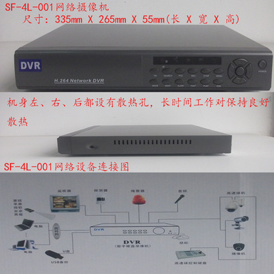 【4路監控套裝 整套監控設備 店鋪監控器材 四路監控系統 2T】價格,廠家,圖片,集成監控系統,深圳市晟峰商貿-